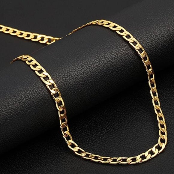 5MM CUBAN 18K STAMPED CHAIN!! - Picture 1 of 3